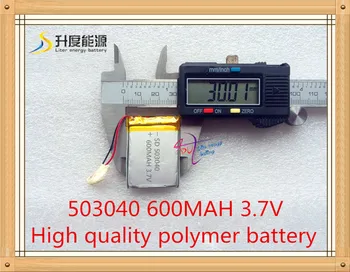 3,7 V ličio polimerų baterija 503040 053040 MP3 Bluetooth 